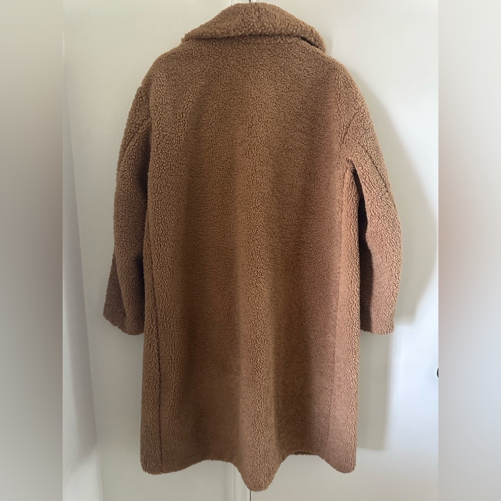 UNIQLO Women’s L Fleece-Lined Sherpa Teddy Coat - Picture 3 of 3